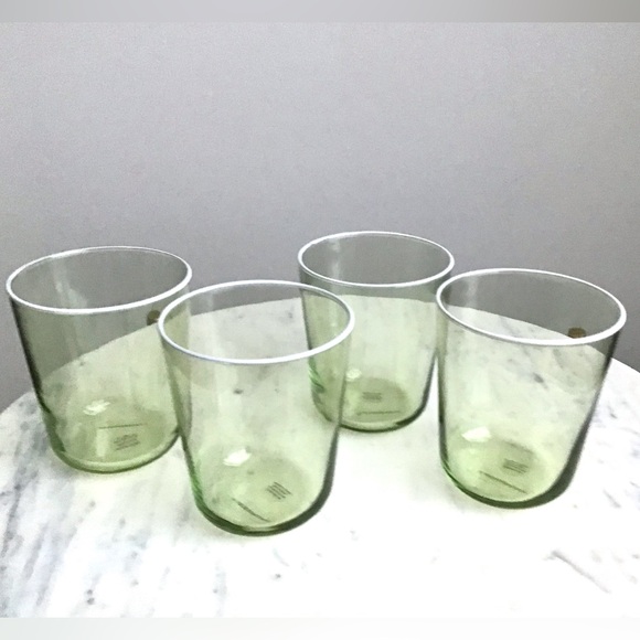 Anthropologie Glasses Set of Four NIB Handpainted - Picture 7 of 8